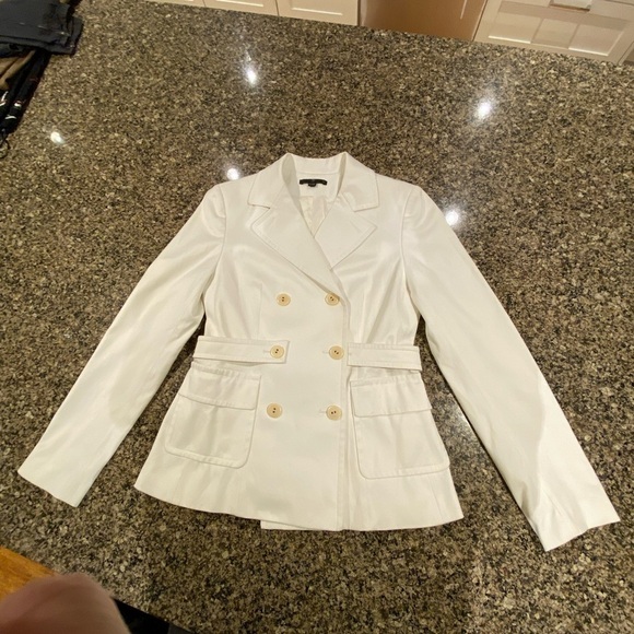 TF TeenFlo Vintage Women's White Blazer from Holt Renfrew Size 6 - Picture 1 of 7